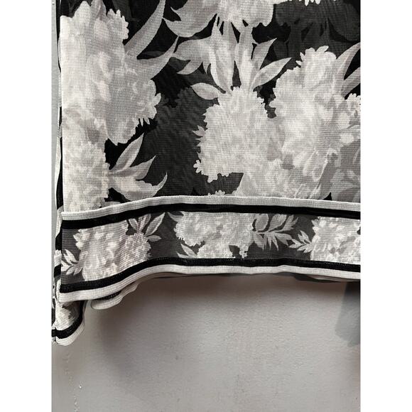 faith and Joy by Monteau Top Womens PS Petite Blue Keyhole neck Sleeveless NEW - Picture 8 of 9